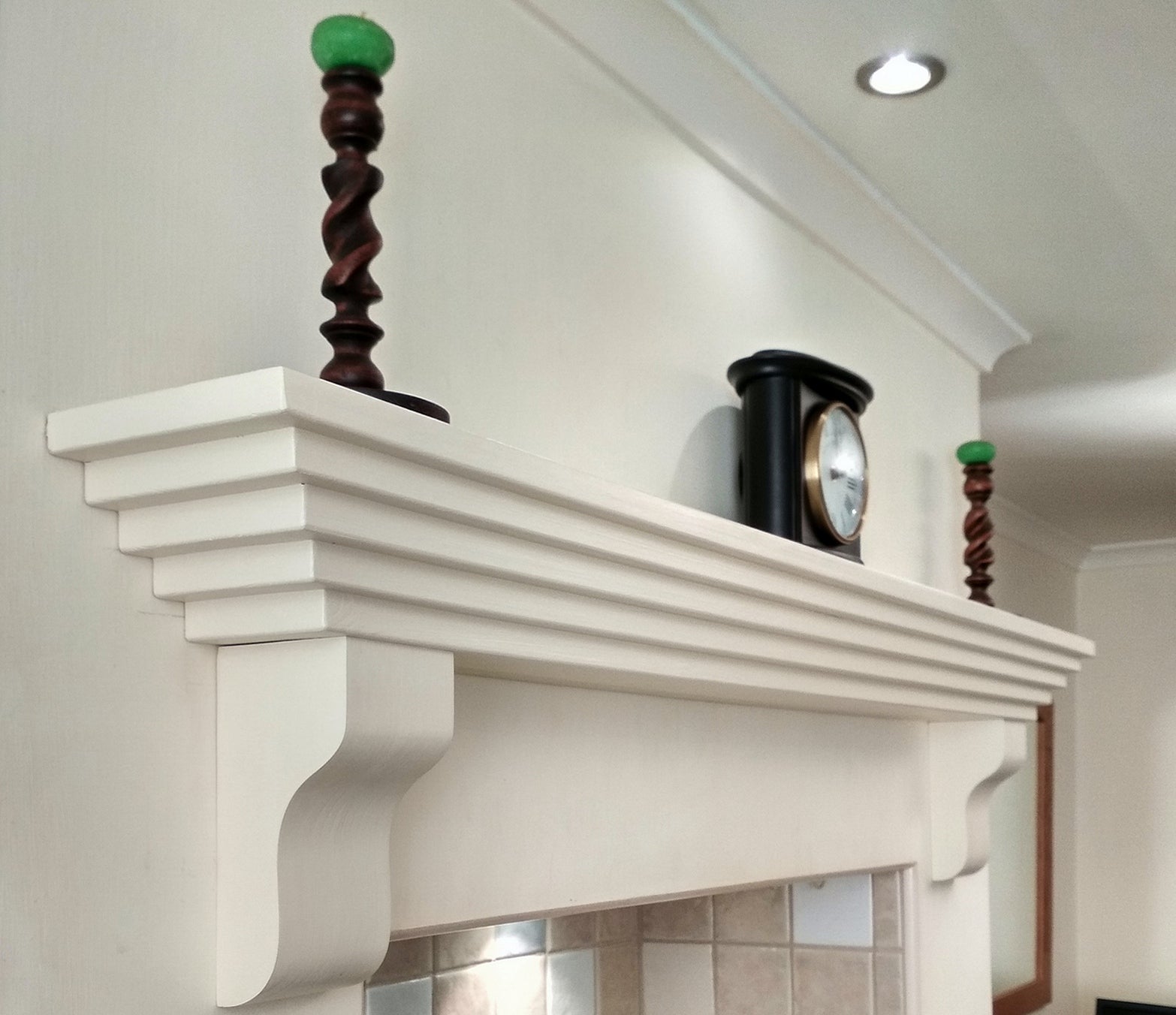 MODERN Style Mantle Shelf, Pine Solid Wood Handmade Mantel with/without corbel